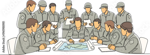 military strategy meeting