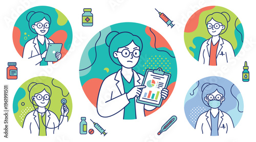 Expert medical doctors and healthcare professionals offering clinical guidance and comprehensive patient care