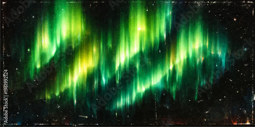 Abstract colorful lights create a bright glowing wave design with shiny blue lines and neon energy for a tech music party backdrop