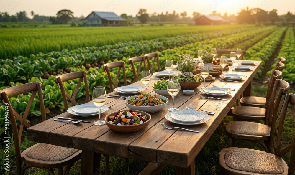 Fototapeta premium Farm to Table