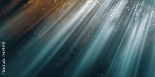 Abstract Blue Water Wave Background