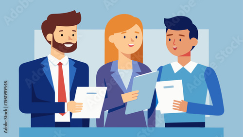 Business people, colleagues, team, professionals, office workers