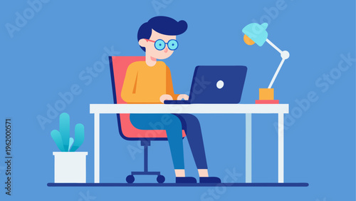 Office worker, remote employee, business professional, laptop user