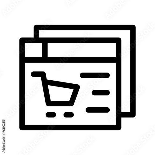 Checkout Icon Vector Symbol Design Illustration