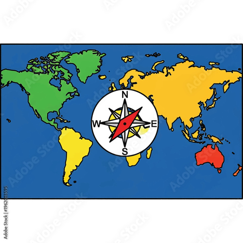 Compass Navigation Tool Direction Indicator 1.