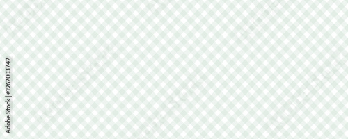 Green plaid light background vector illustration.	