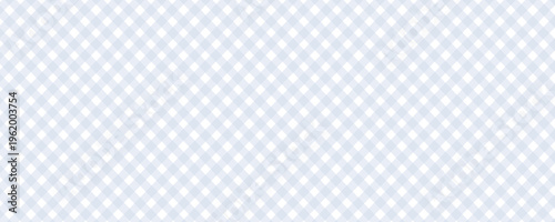 Geometric blue plaid print in pastel tones, vector background	