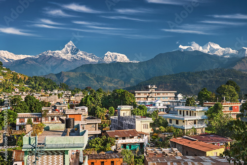 Annapurna range, view from Pokhara, Nepal