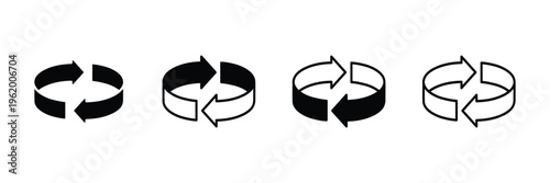 Refresh Reload Arrow Loop Elements