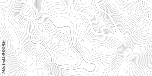 Dense lines, Background of the topographic map.Topographic contour map. Vector cartography illustration. Topography and geography map grid abstract backdrop.