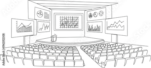 business presentation in a conference room
