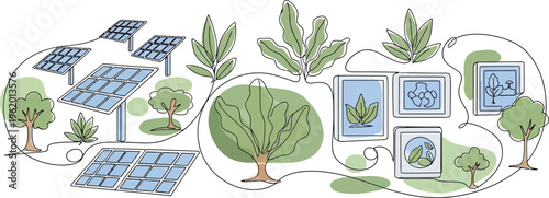 eco friendly renewable energy concept