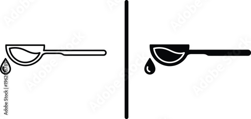A simple illustration of eye glasses with water droplets