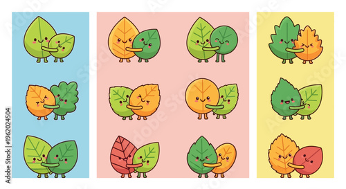 Collection of flat design AI chip and processor unit icons for technology concepts.