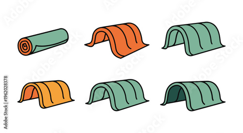 Field tarp Line art vector abstract design