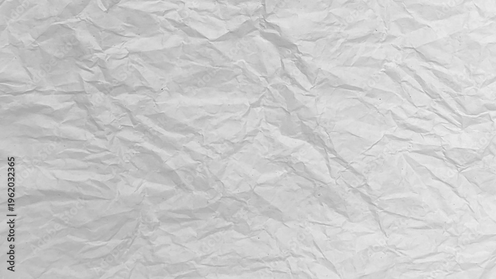 Fototapeta premium white crinkled paper surface.Realistic crumpled paper texture.high resolution paper texture to create a vintage effect.
