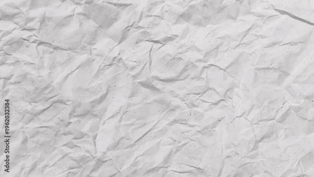 Fototapeta premium white crinkled paper surface.Realistic crumpled paper texture.high resolution paper texture to create a vintage effect.