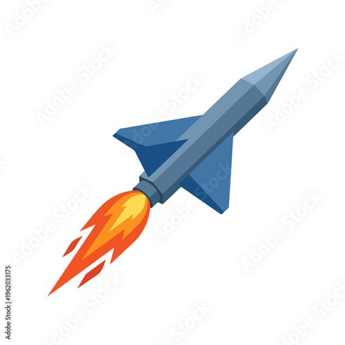 vector isometric of an unmanned aircraft gliding 07