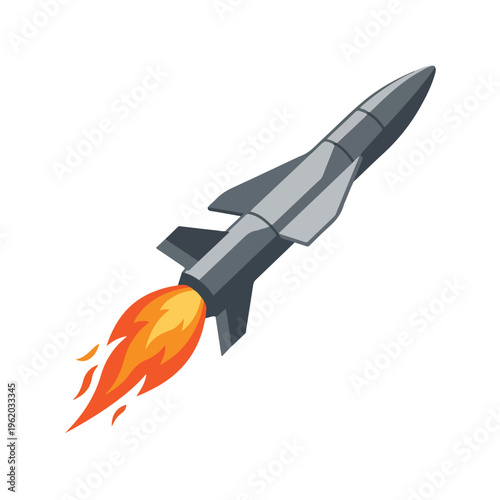 vector isometric of an unmanned aircraft gliding 01