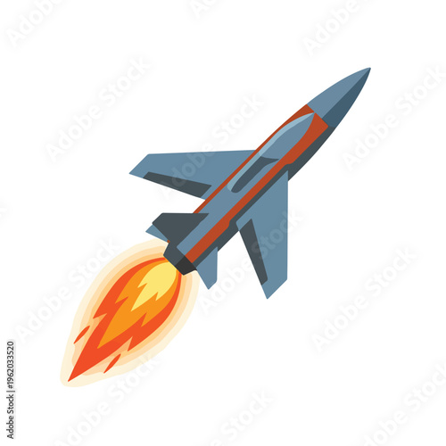 vector isometric of an unmanned aircraft gliding 1