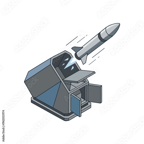 vector isometric of an unmanned aircraft being launched 7