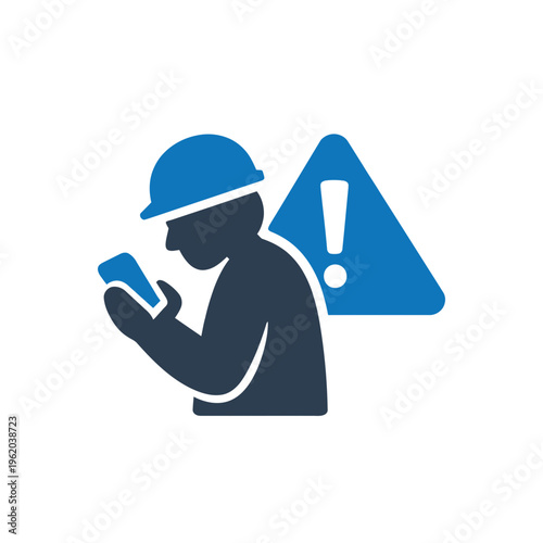 Workplace Hazard Neglect Icon