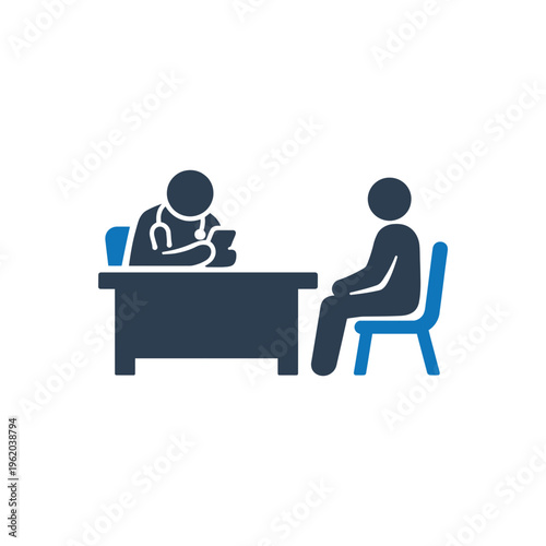 Medical Consultation Poor Communication Icon