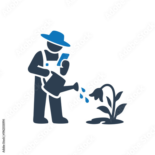 Neglecting Growth Gardening Icon