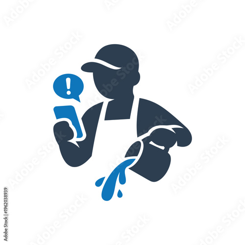 Distracted Work Negligence Icon