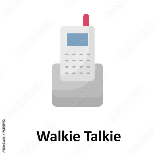 Walkie Talkie Vector icon which can easily modify or edit