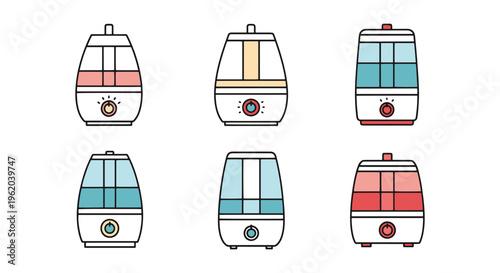 Humidifier Line art vector minimal creative abstract