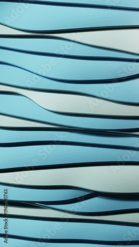 A smooth, flowing abstract background featuring blue wavy lines Blue Wavy Lines Smooth Flowing Design Art Fluid. Concept featuring blue, wavy lines, smooth, flowing, design for professional motion ...