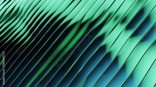 A mesmerizing abstract pattern of green and blue waves flowing smoothly Wave Pattern Green Blue Flowing Smooth Design Lines. Concept featuring wave pattern, green, blue, flowing, smooth for profess...