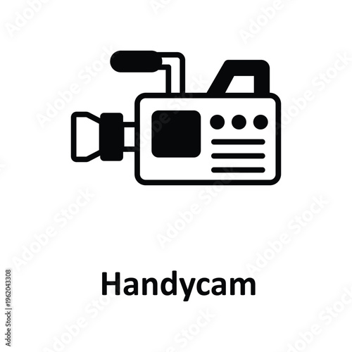  Handycam Vector icon which can easily modify or edit
