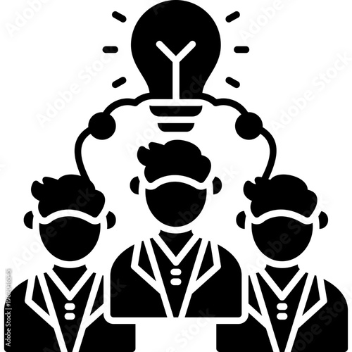 Interactive Brainstorm Icon