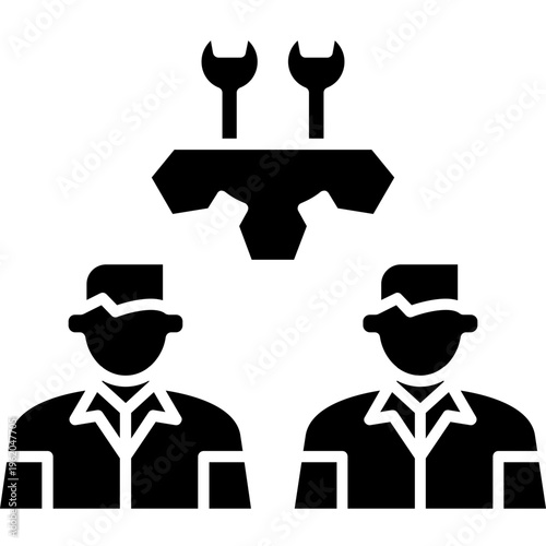 Park Maintenance Crew Icon