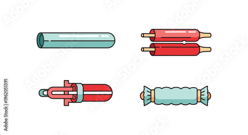 Door Draft Stopper Line art creative abstract shape vector