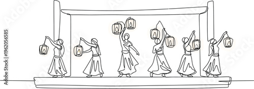 traditional indian dancers performing on stage