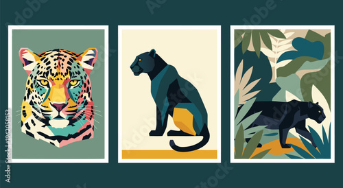 Abstract architectural vector illustration featuring buildings with beige and grey elements under a light blue sky, on a grey ground plane