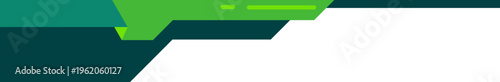 Abstract Green Geometric Header