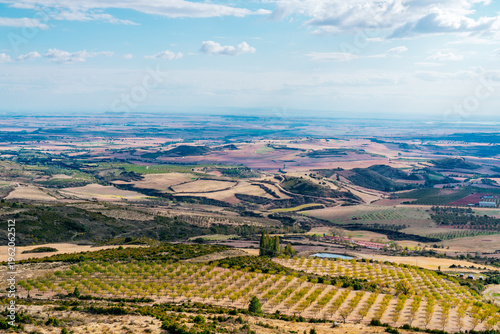 Tableau sur toile Panoramic view at day of the Huesca Province landscape in Aragon Region, Spain s