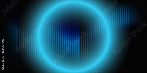 Modern abstract gradient background blending deep and bright blue tones with vertical striped light texture and smooth glowing transitions. 