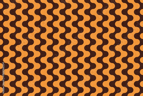 retro geometrical background, orange and brown geometry pattern, groovie 60s 70s abstract backdrop, distressed grain texture, nostalgia print