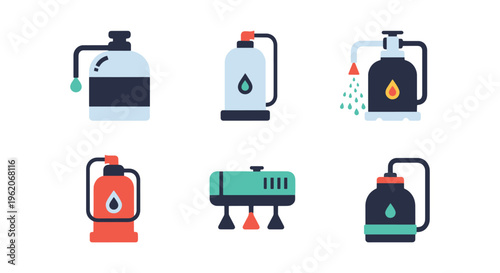 Industrial Disinfection Line modern abstract vector