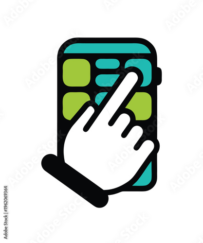 Mobile Application Interface Touchscreen Digital Device