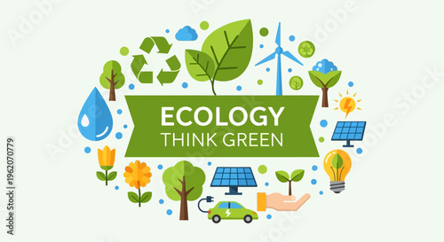 Ecology and environmental conservation concept.