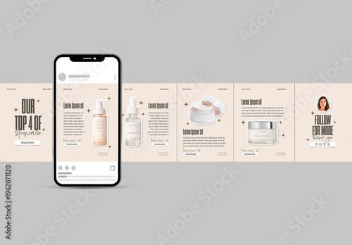 Product Recommendation Social Media Carousel