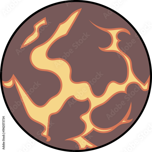 Volcanic Planet Icon