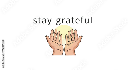 Embracing a mindset of thankfulness, these open hands symbolize the essence of appreciating life's blessings, fostering deep personal well-being and
