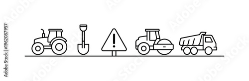 Farm road maintenance and rural access management for reliable transportation and logistics support in agricultural environments, gravel road, tractor, shovel, roller compactor